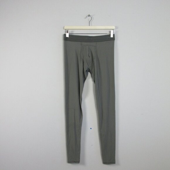 Skims Sport Leggings Mens M Grey Base Stretch Athletic Training Run 118 - Picture 1 of 13